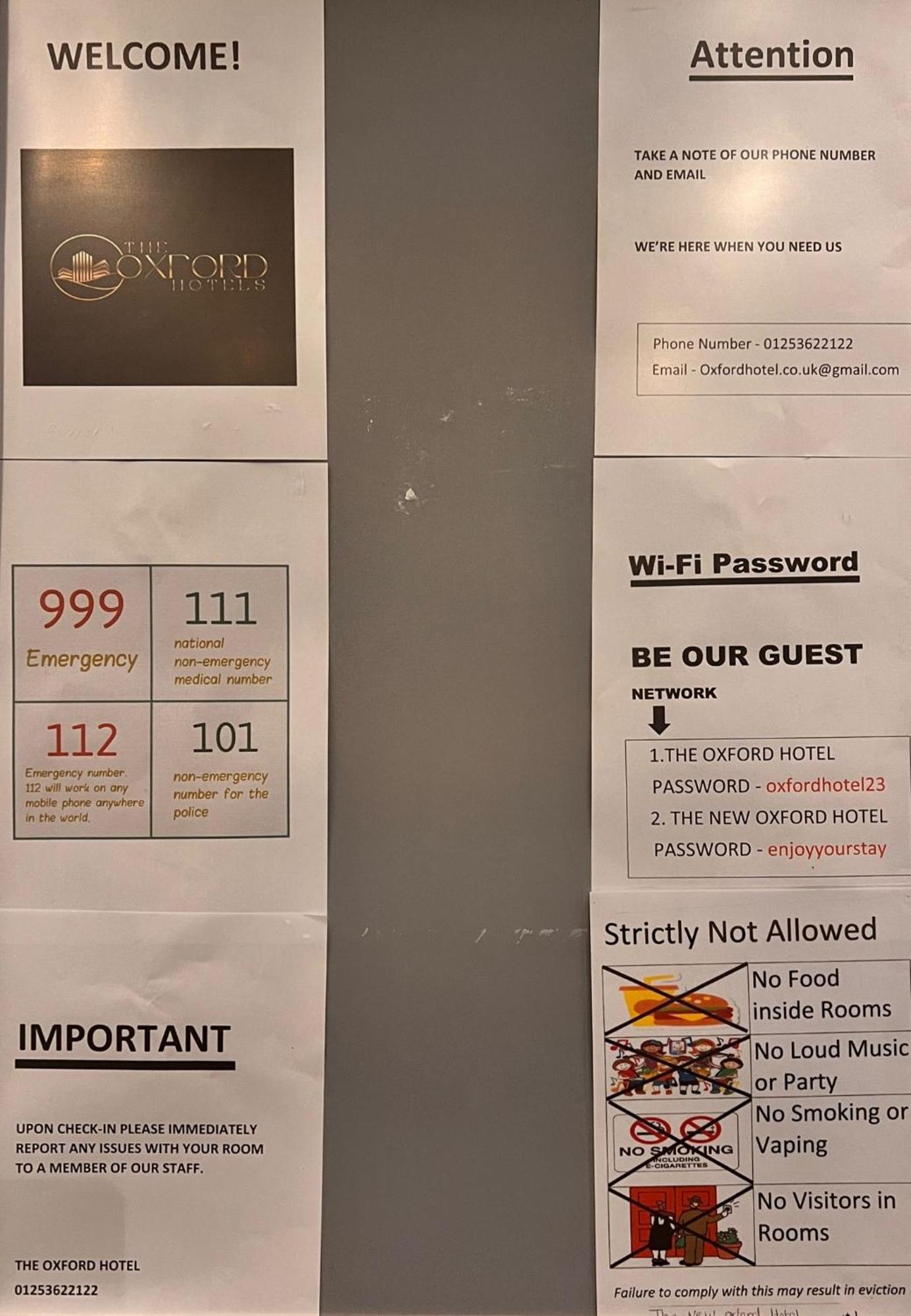The Oxford Hotel ブラックプール エクステリア 写真